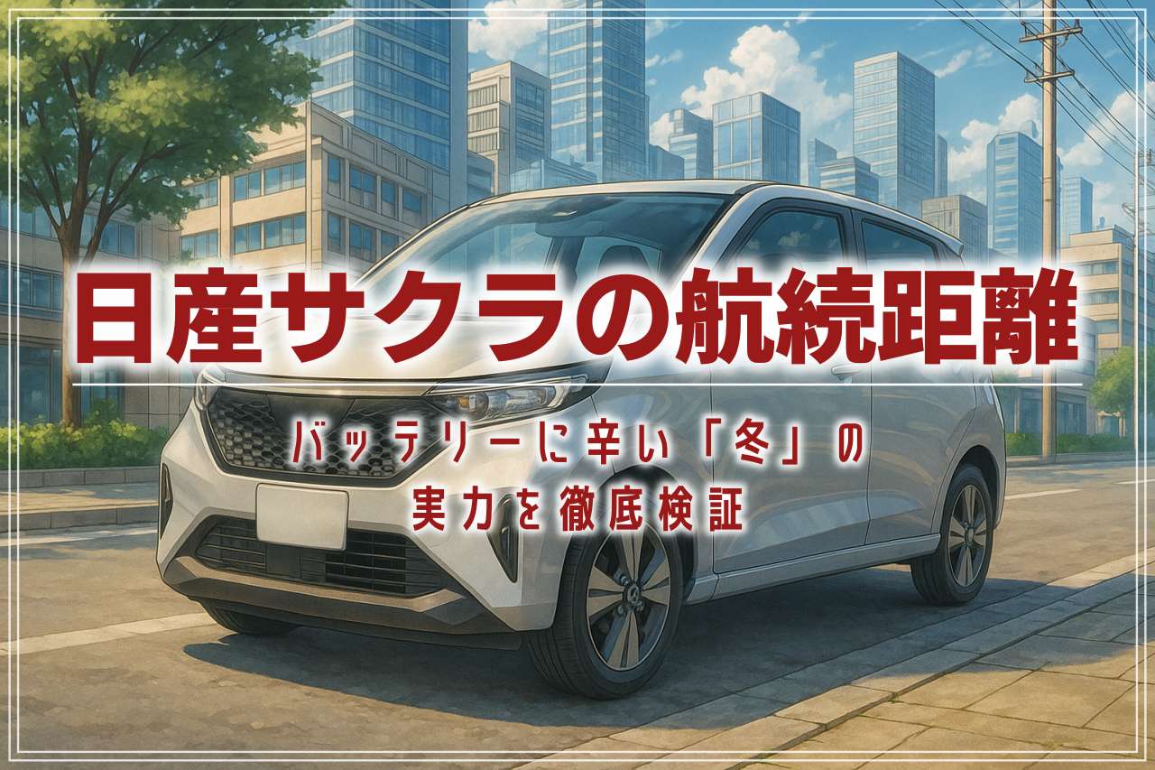 日産サクラ冬の航続距離は？忖度なしの数値と不安を解消する賢い乗り方