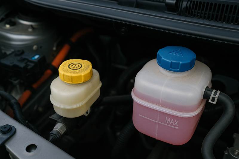 ブレーキオイルと冷却水は交換が必要